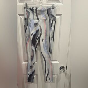 CALIA Leggings with Abstract Pattern High waist